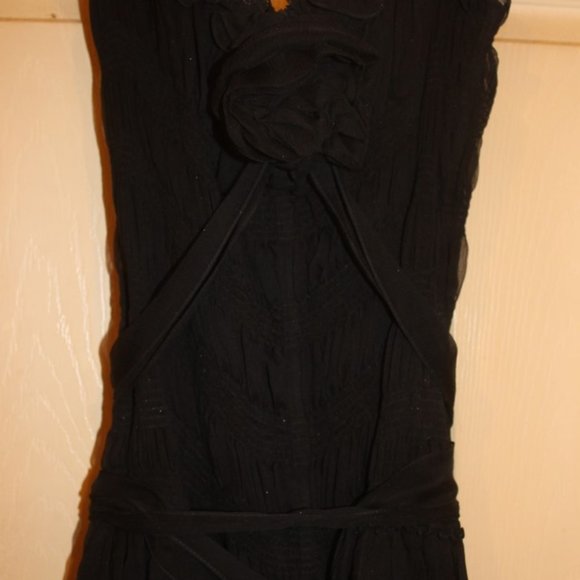 Dolce & Gabbana Black Nylon Evening Dress Sz 42 - Picture 2 of 11